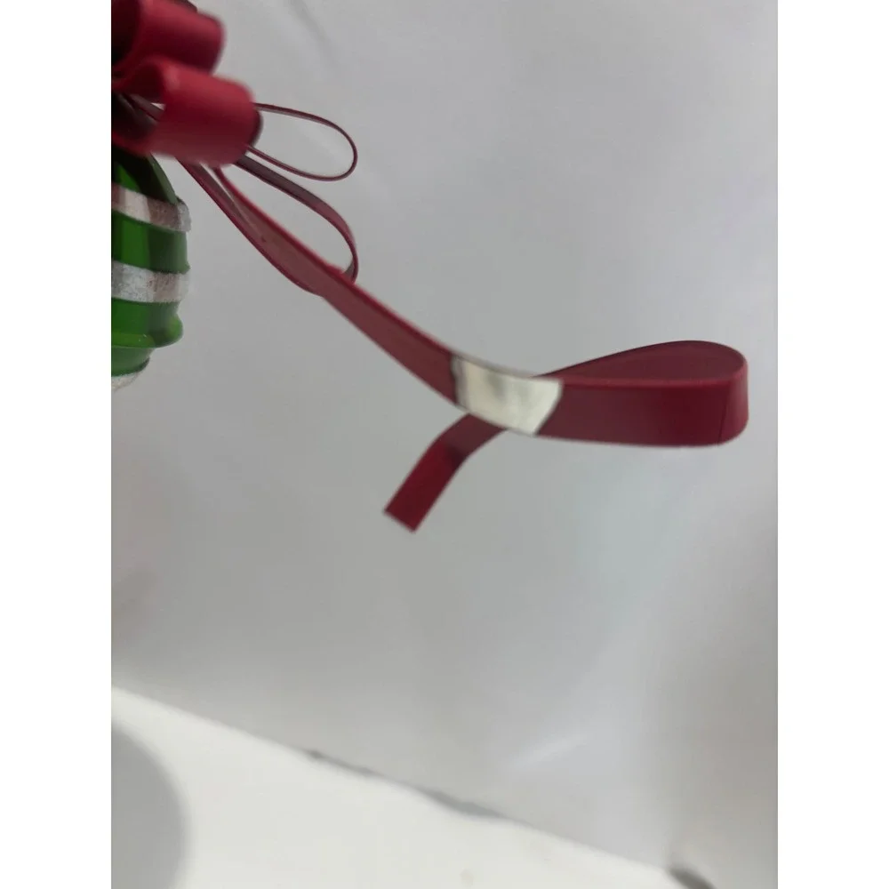 Burton Burton Candle Holders OS Red Green Jingle Bell Metal Set of 2 Christmas